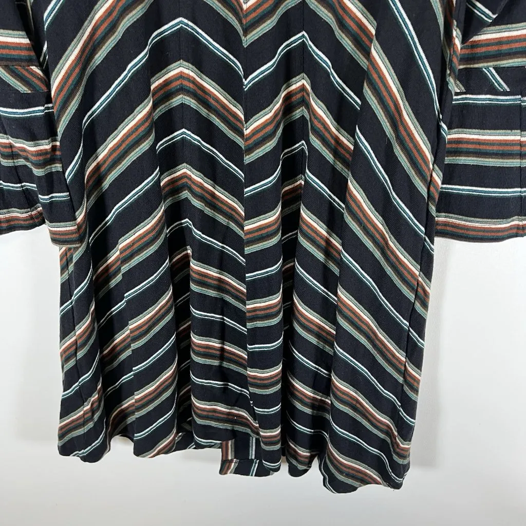 Free People New Romantics Women's Cowl 70's Boho Mini Dress Flare‎ Sleeve Size S - Image 5