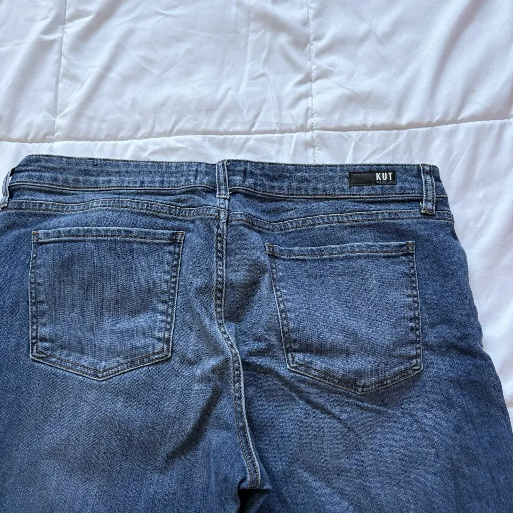 Kut From The Kloth Blue Womens 16 Classic Straight Jeans Summer Beach Outdoor - Image 8