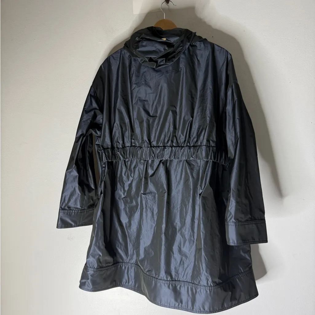 Herno Lightweight Hooded Blue Jacket Size 44 - Image 2