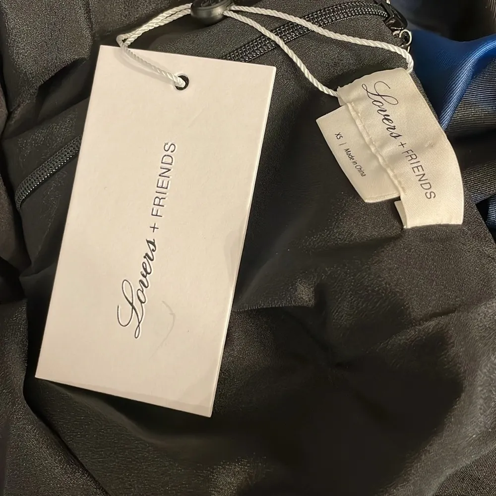 NWT Revolve Lovers + Friends Elegant BECKETT Blue Puff Sleeve MINI Dress Size XS - Image 6