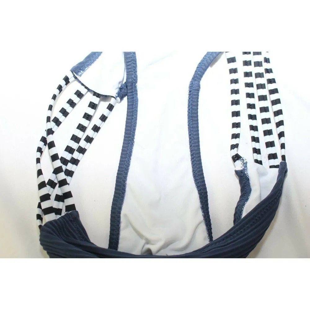 ladies blue CUPSHE Bikini Bottom size L - Image 3