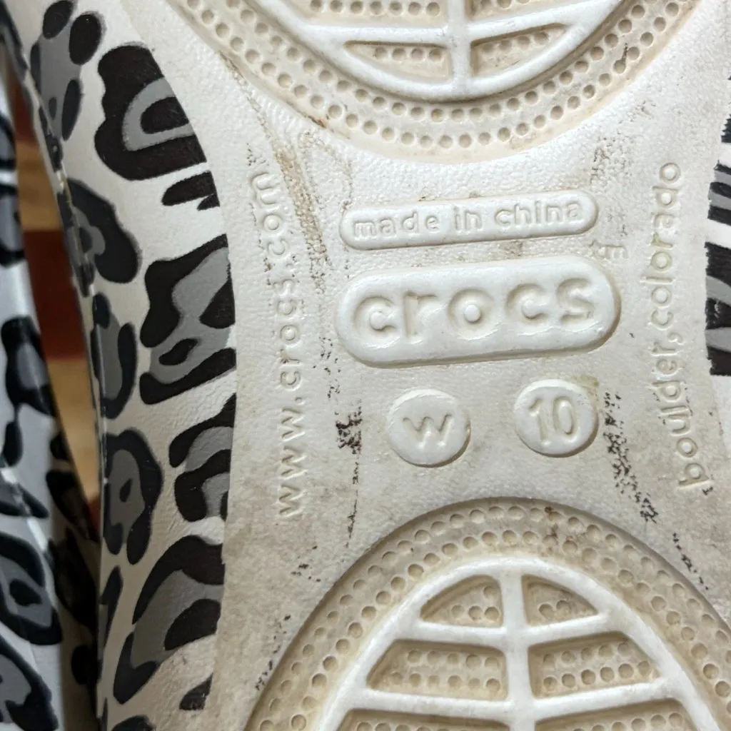 Crocs Animal Print Cheetah Leopard Flats - Image 6