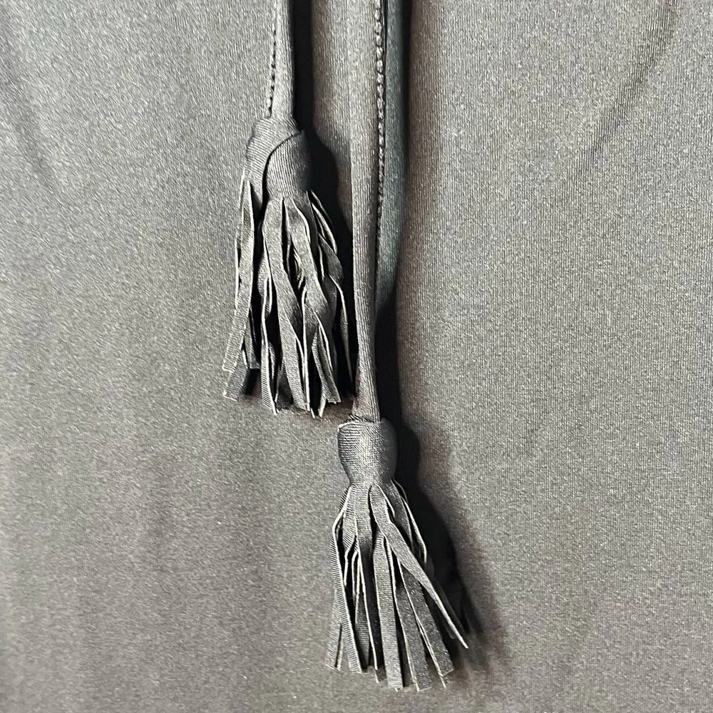 Women's Tommy Bahama Flounce Hem Tank Dress with Pockets Size Small - Black NEW - Image 11