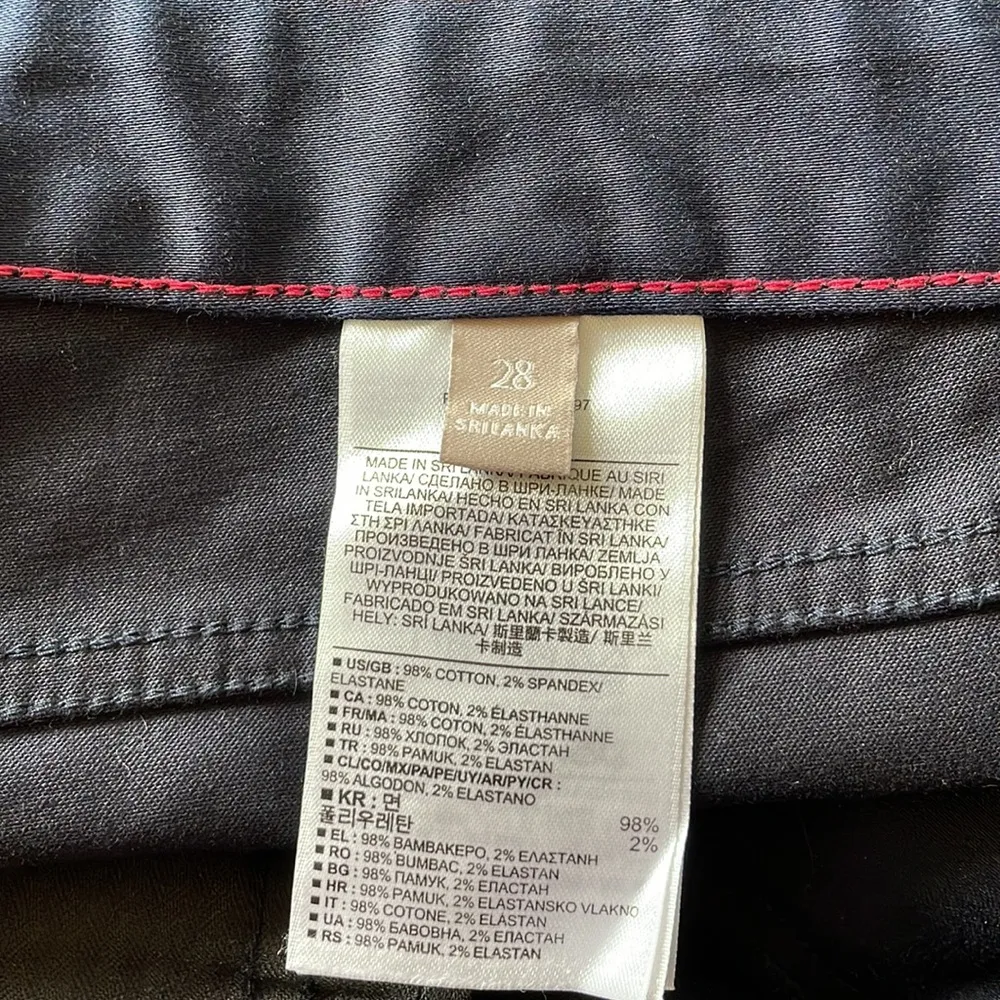 Like new Banana Republic luxe very nice navy sateen pants - Image 7