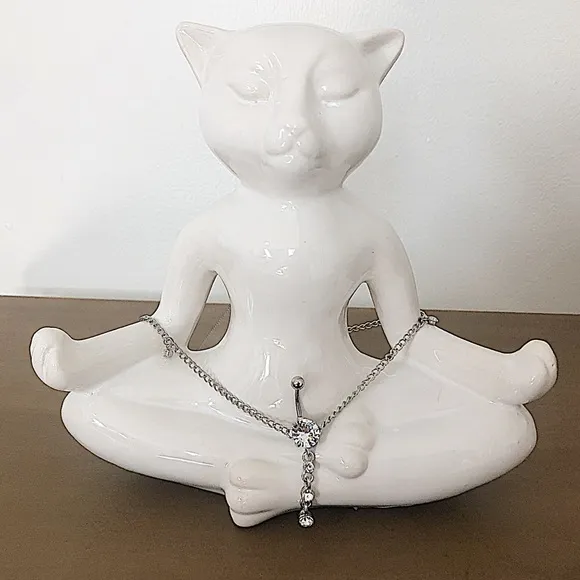 🆕 Sexy hypoallergenic silver plated body chain - Image 3