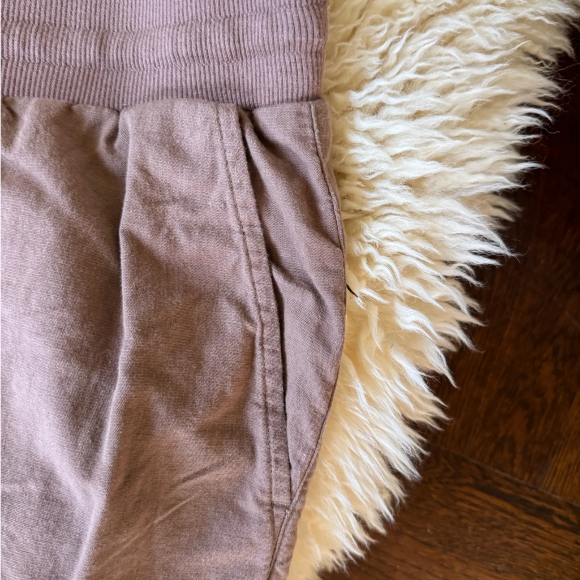 Pact Canopy Linen Blend Pleated Trouser Wide Leg Pants deep taupe XL Tan - Image 7