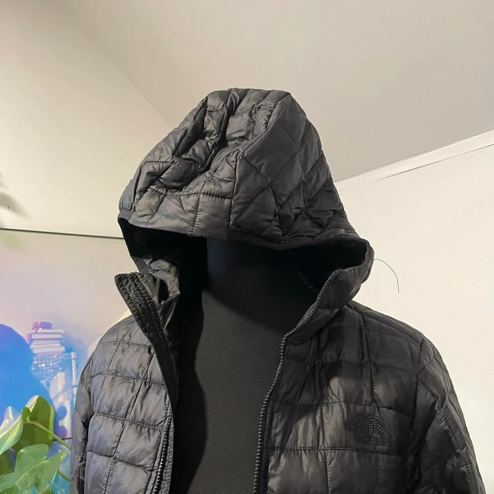 The North Face black puffer jacket size xs - Image 3