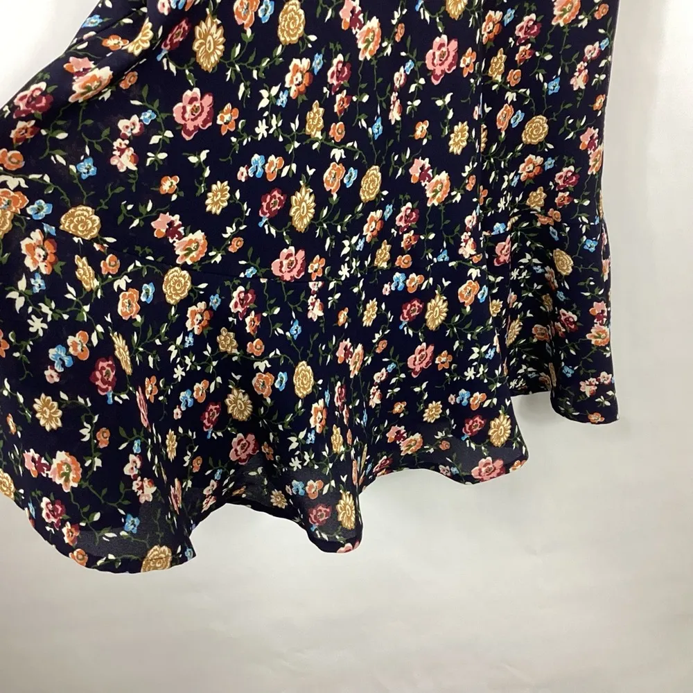 J. Crew Mercantile Ruched Waist Dress In Vintage Floral Size 4 - Image 4