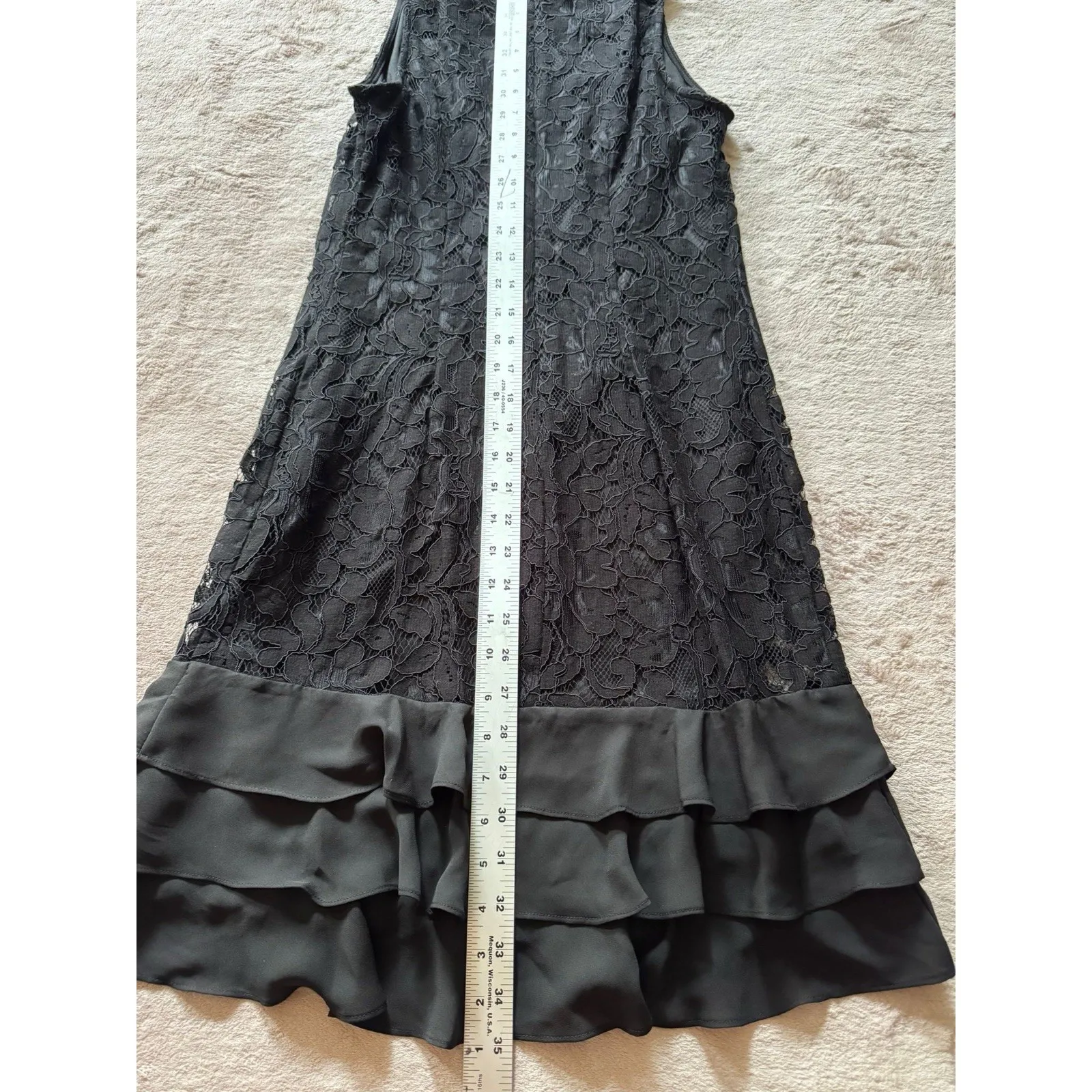 Julia Jordan Dress Womens Lace Mini A Line Stretch‎ Whimsigoth Fairy A Line Sz 4 - Image 7