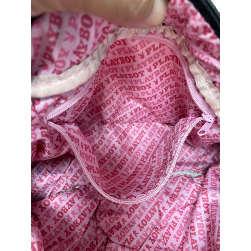 Playboy vintage Multicolor Canvas Faux Leather Shoulder Handbag SKU 9227 - Image 15