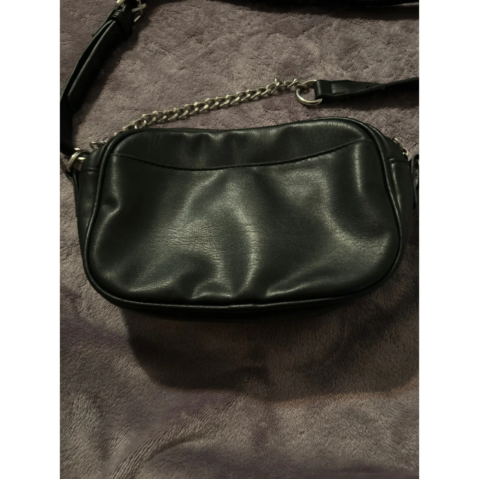 Quilted Crossbody Bag Black Chain Strap Small Shoulder Bag‎ Purse Fashionable - Image 2