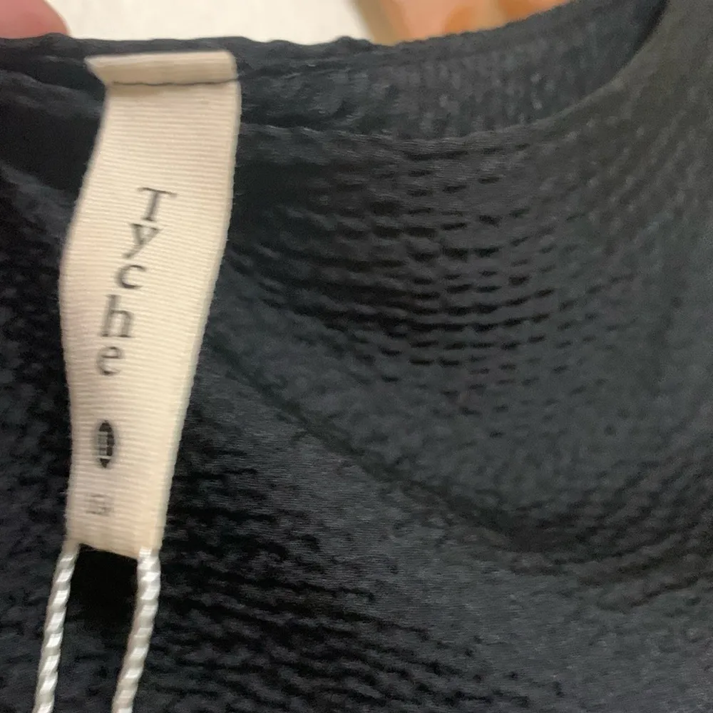 TYCHE NWT hammered satin slouchy one shoulder dress woman size LARGE - Image 5