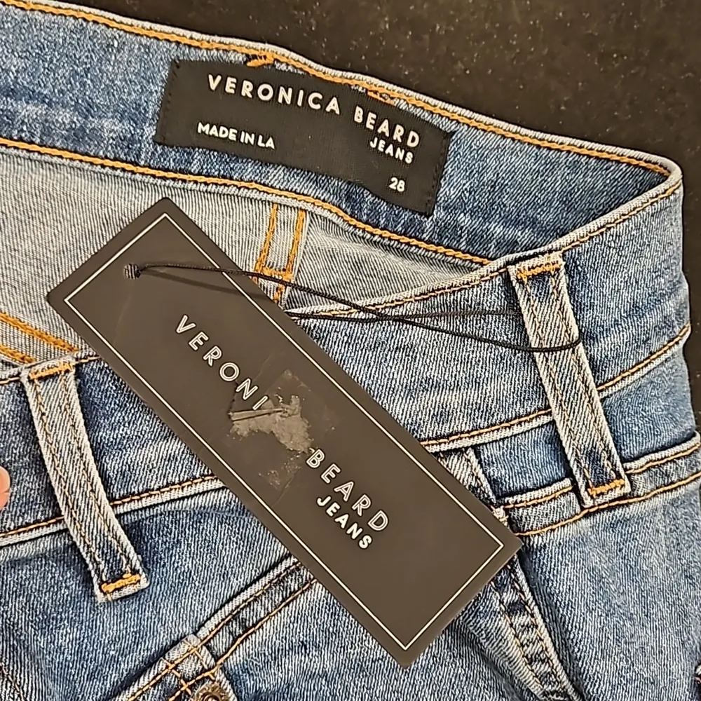 💕VERONICA BEARD💕 Ryleigh Slim-Straight Jeans Front Yoke Durango Blue 28 NWT - Image 15