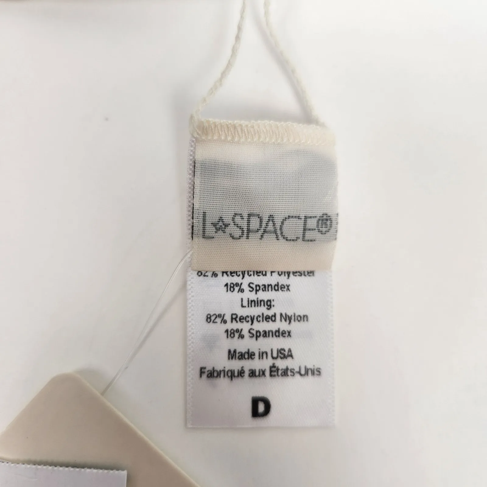 L*Space Jess Bikini Top in Brown Pink Plaid Size D NWT - Image 5