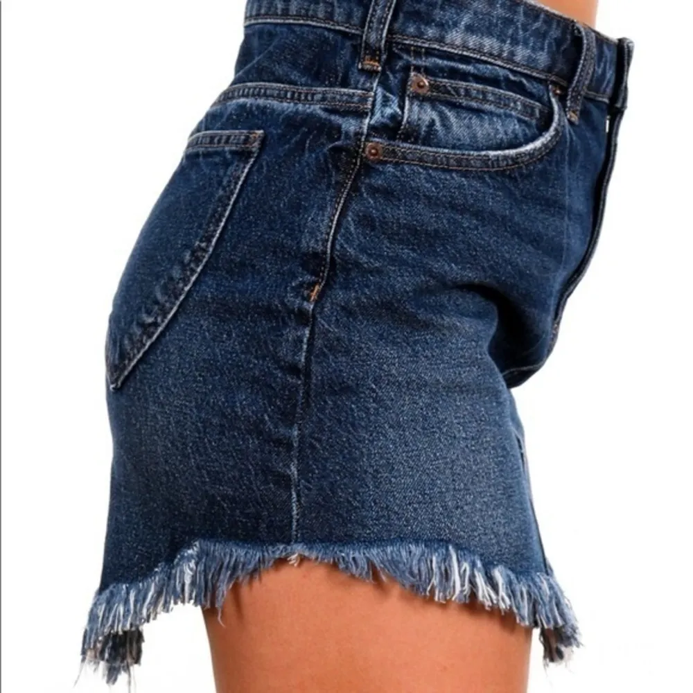 Free People Bailey Mountain Blue Denim Mini Skirt - Image 2