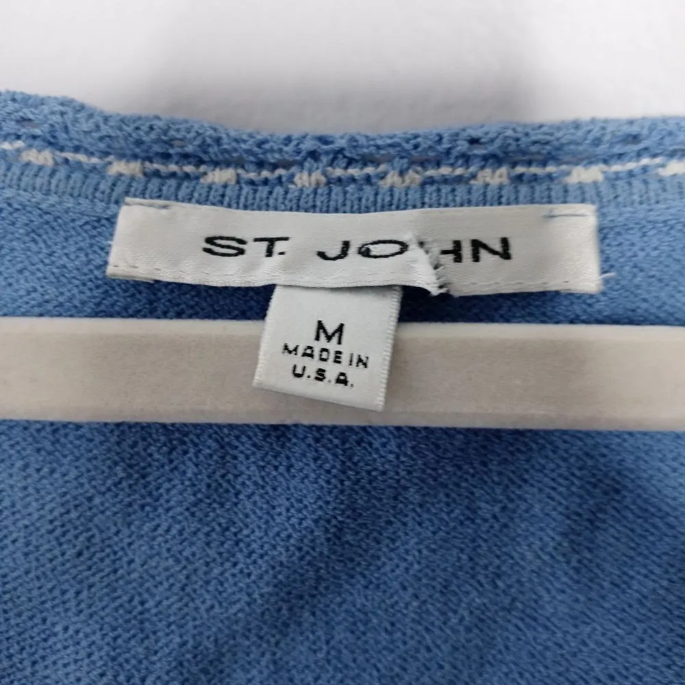 St. John blue tank top size medium - Image 3