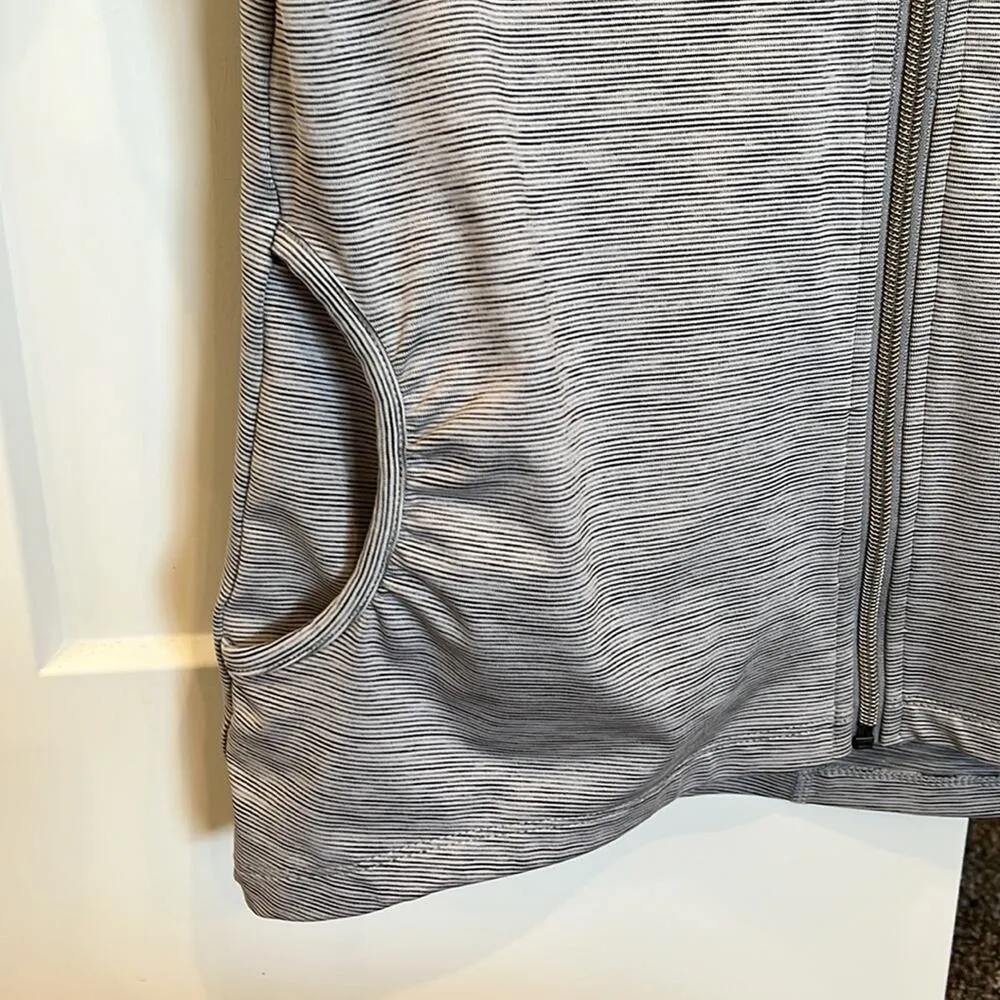 All In Motion Heathered Gray Active Zip Up | Extra Small - Image 3