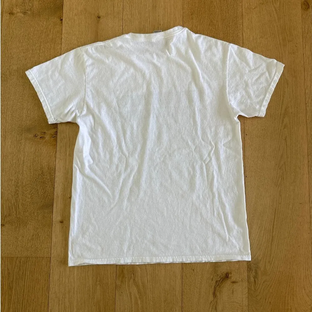 Junk Food - The Beatles Abbey Road Graphic Tee in White - Image 3