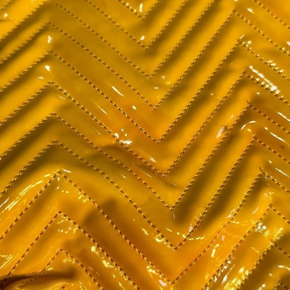 Big Buddha Large Yellow Pattered Purse - Image 3