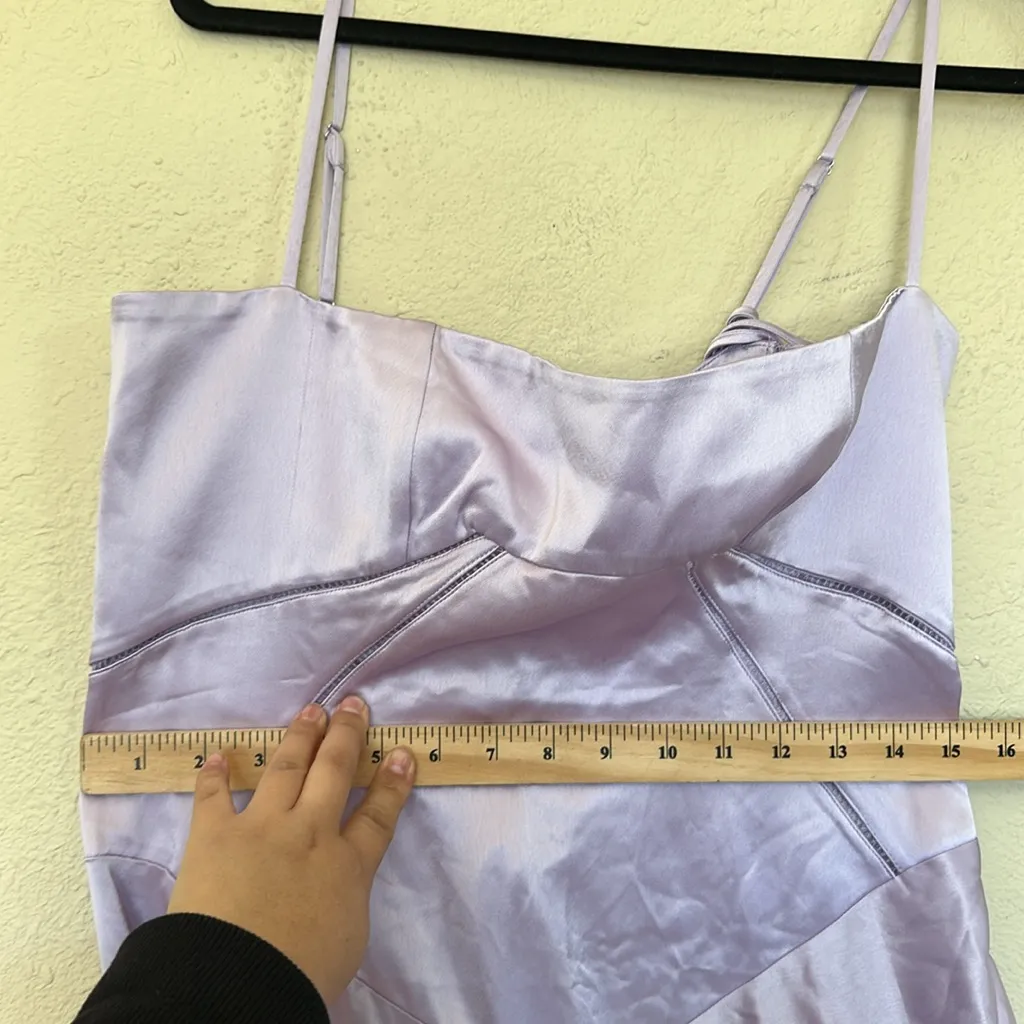 House of L D-DD‎ 'Anabella' Orchid Lace Up Maxi Dress NWOT - Image 12