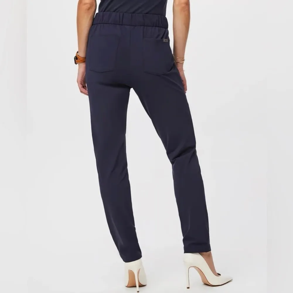 Figs Figspro Skinny Trouser Scrub Pants Navy Blue Size Medium - Image 4