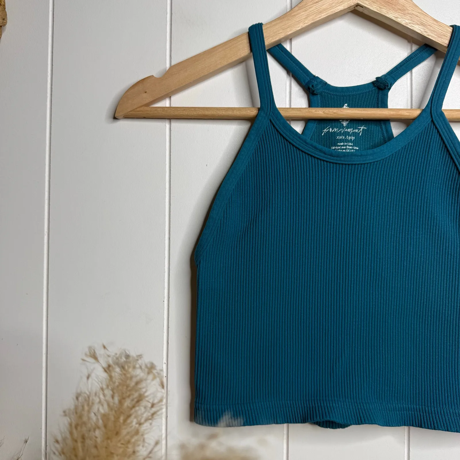 Free People cropped tank top ribbed XS / S workout activewear Movement - Image 4