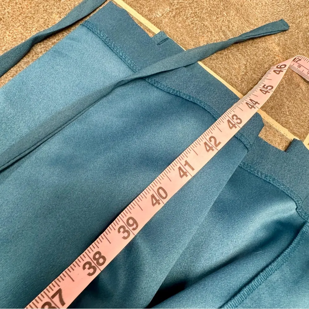 NEW VETTA The Convertible Wrap Tie Dress Getaway Midi Azure Blue XS NWT - Image 12