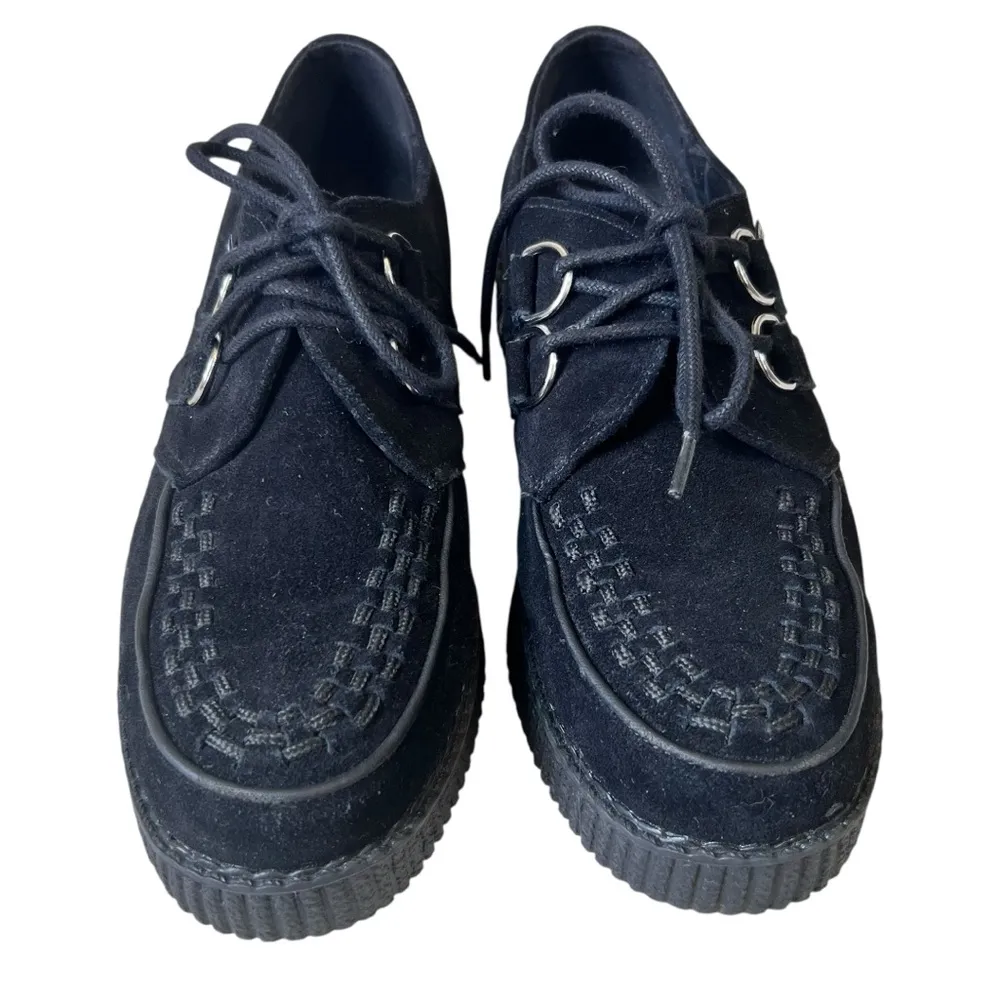 T.U.K black suede leather creepers Size 9 - Image 9