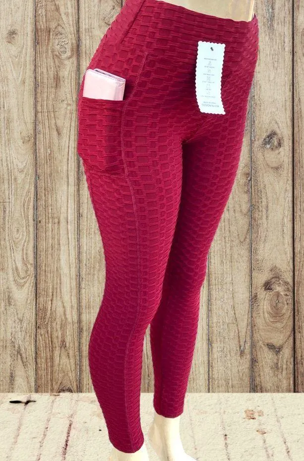 Scrunched up butt lifting leggings TikTok yoga pants Size M - Image 2