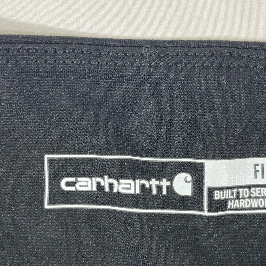 CARHARTT FITTED WORKWEAR CAPRI LEGGINGS HEAVYWEIGHT WOMEN SZ L BLACK‎ NEW A66 - Image 3