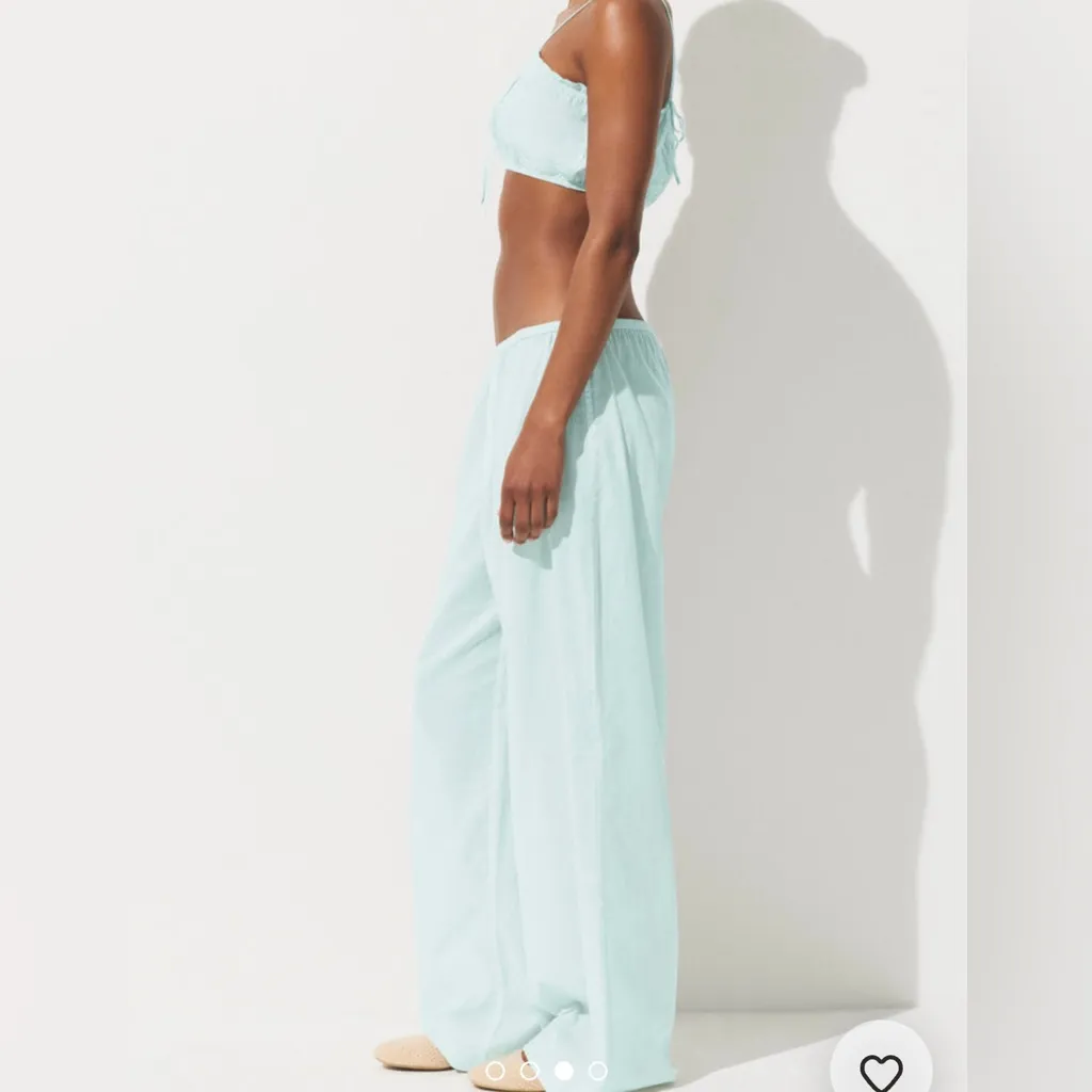 SKIMS Cotton Voile Loose Pants M NWT - Image 3