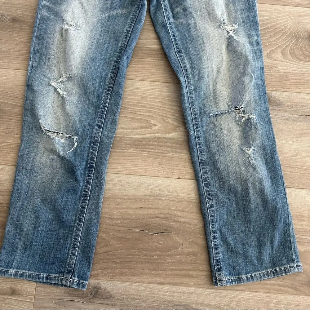 Buckle Black Women's Jeans Fit No. 256 Boyfriend Crop Factory Distressed Sz 26 - Image 10