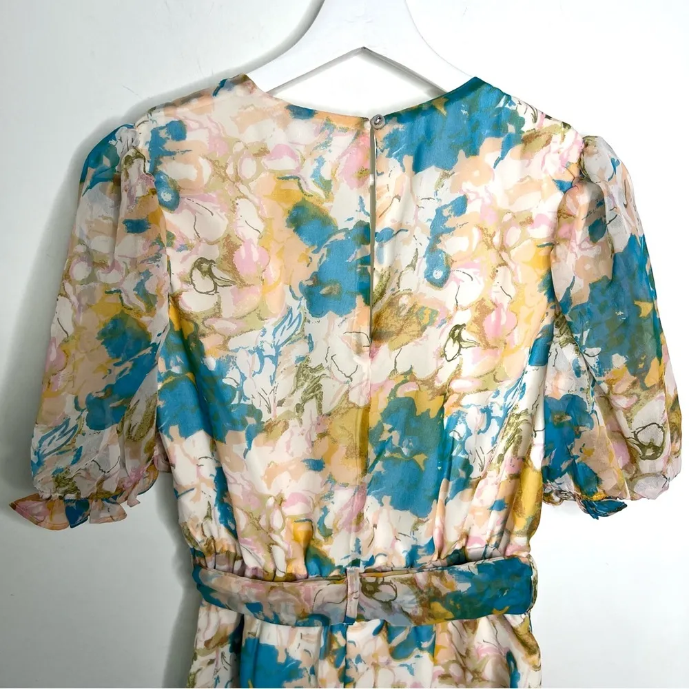 Walter Baker Weslie Romper Water Lillies Size Small - Image 7