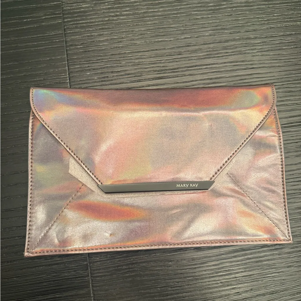 NEW Mary Kay Midnight Jewels Clutch Pink Metallic Purse Clutch Bag - Image 2