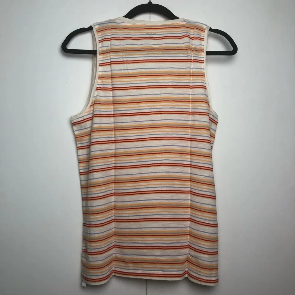 Madewell Whisper Cotton V Neck Pocket Tank NWT - Image 8