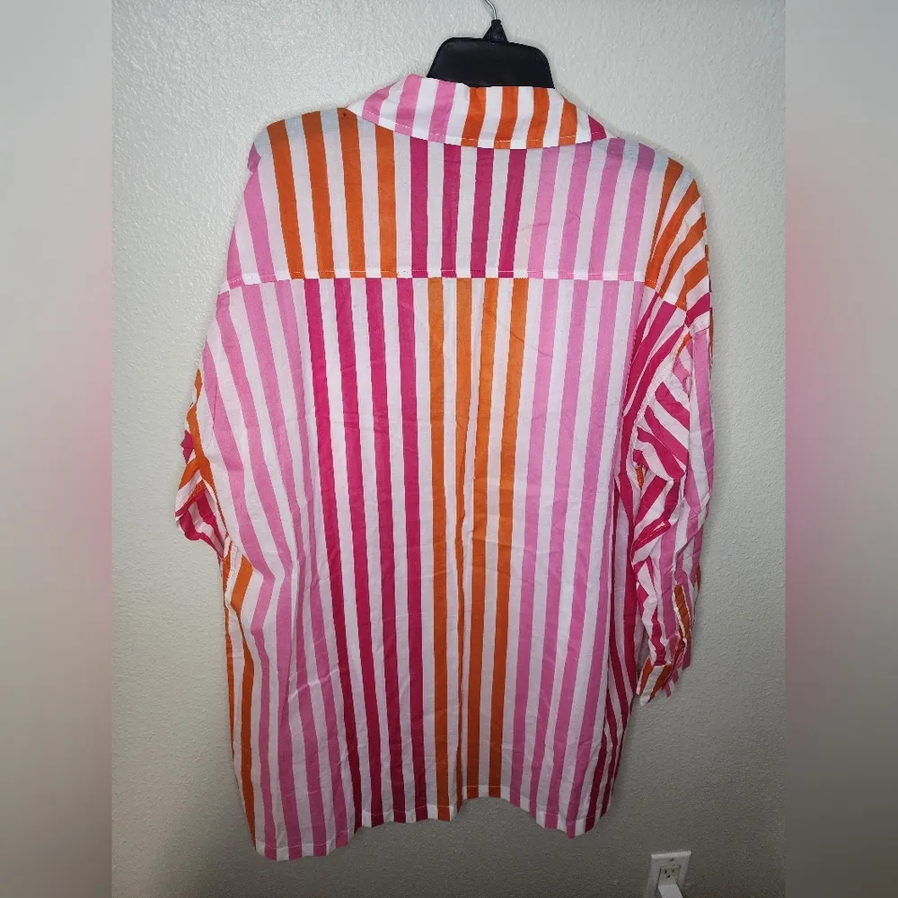 Beach riot Alexa Top in Sunset Stripes - Image 6