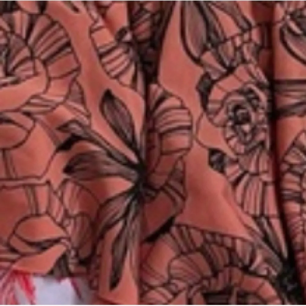 Maaji Bikini Top Swim Ruffle Mixed Print Pineapple Floral Striped Pink Black - Image 6