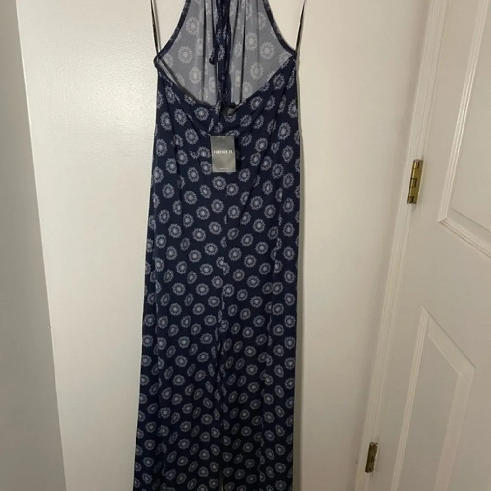 NWT Forever 21 Stretchy Halter Pants Suit Size Large - Image 3