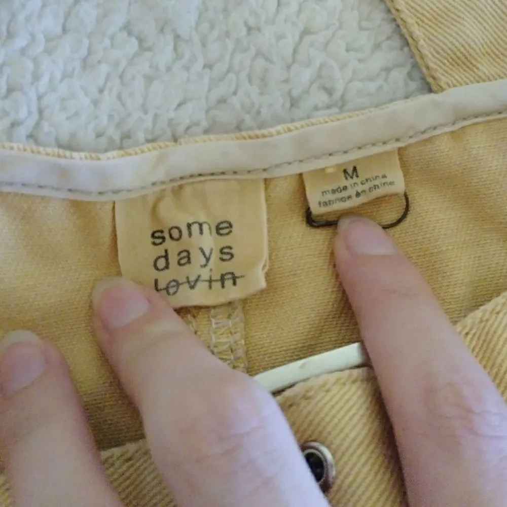 Somedays Lovin Darnell Cream Denim Overall Dress - Image 6