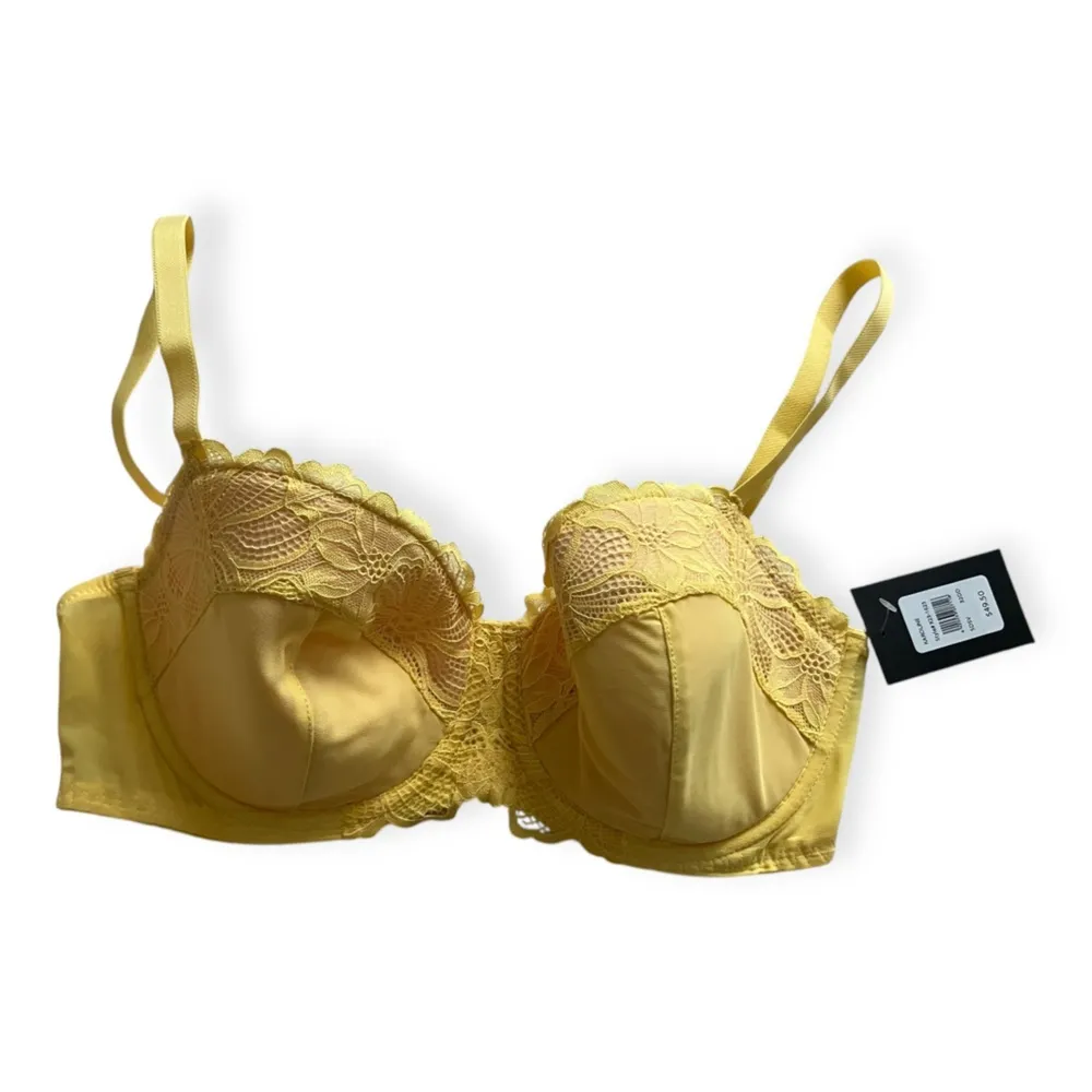Frederick’s of Hollywood Womens Yellow Karoline Bra - Image 2