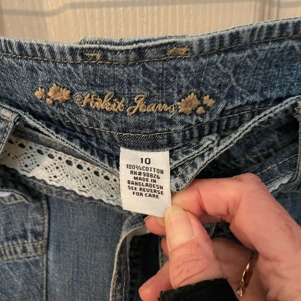 Kikit Y2K belted denim shorts with front & back pockets. NWT​ Blue Size 10 - Image 3