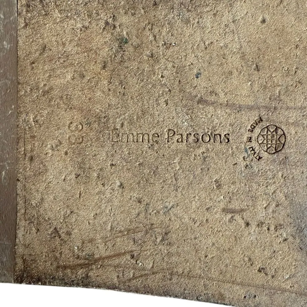 Emme Parsons Size 37 Folded‎ Slide Sandals Blush Pink Nappa Leather Minimalist - Image 8