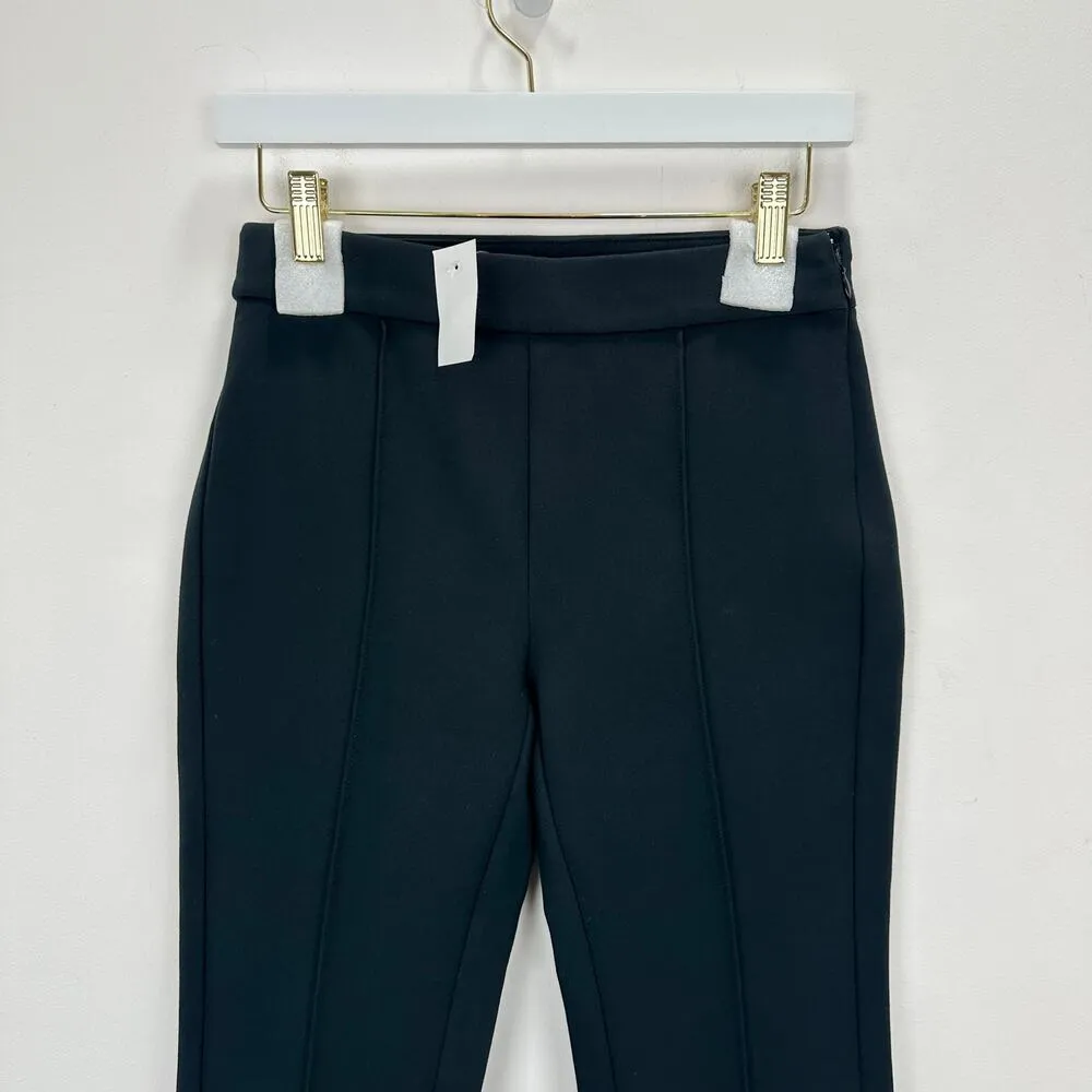 J.Crew Petite Crop Flare Ponte Pant Stretch Knit Black Classic Comfort US 4P NWT - Image 7