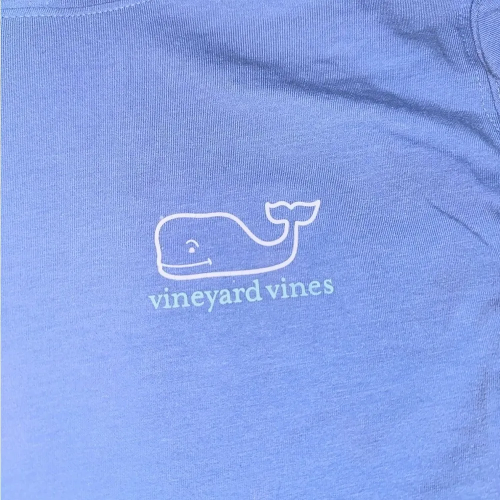 Vineyard Vines Edgartown Long Sleeve Hoodie Tee Hydrangea - Image 2