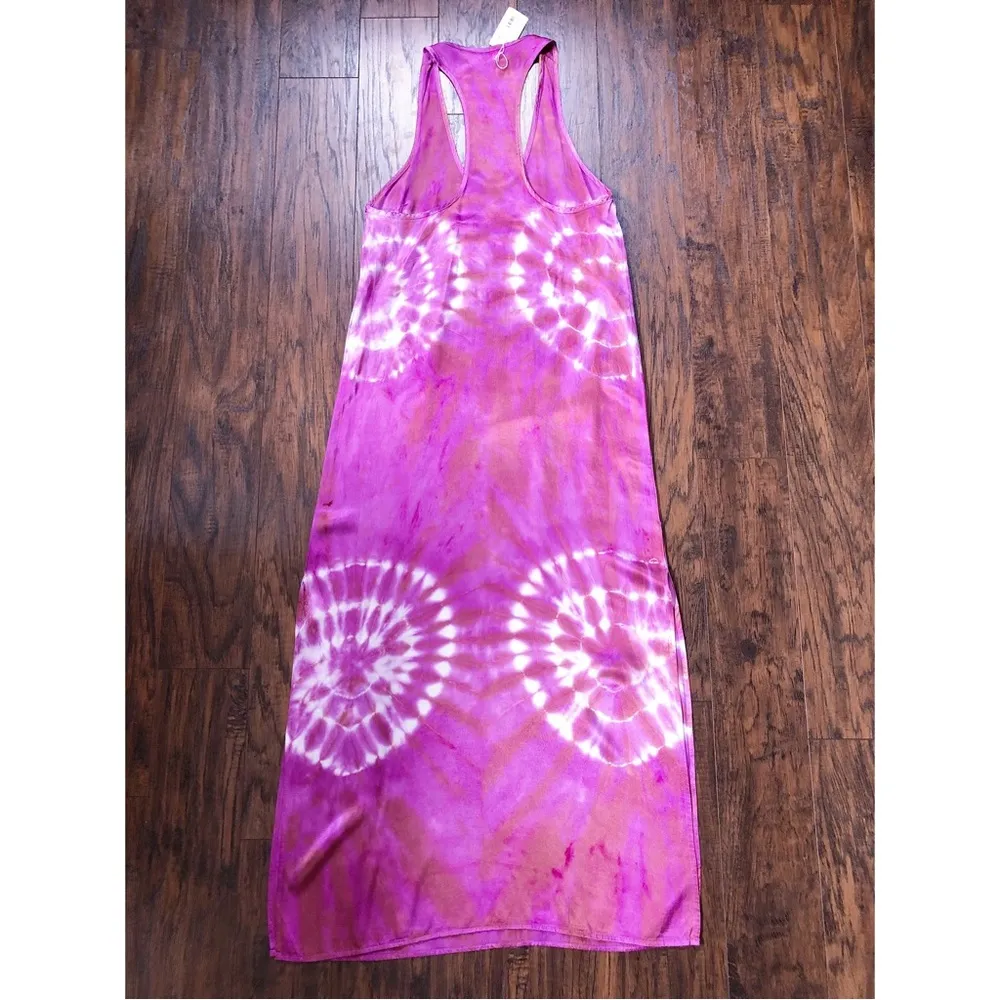 Young Fabulous & Broke • Copal Tank Dress sleeveless maxi tie dye Orchid Spin - Image 9