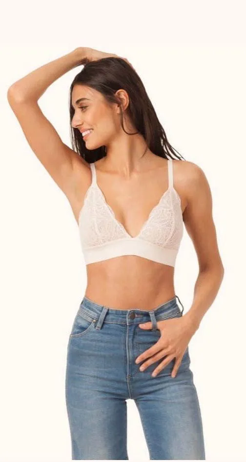 Sheer Bralette Pink - Image 3