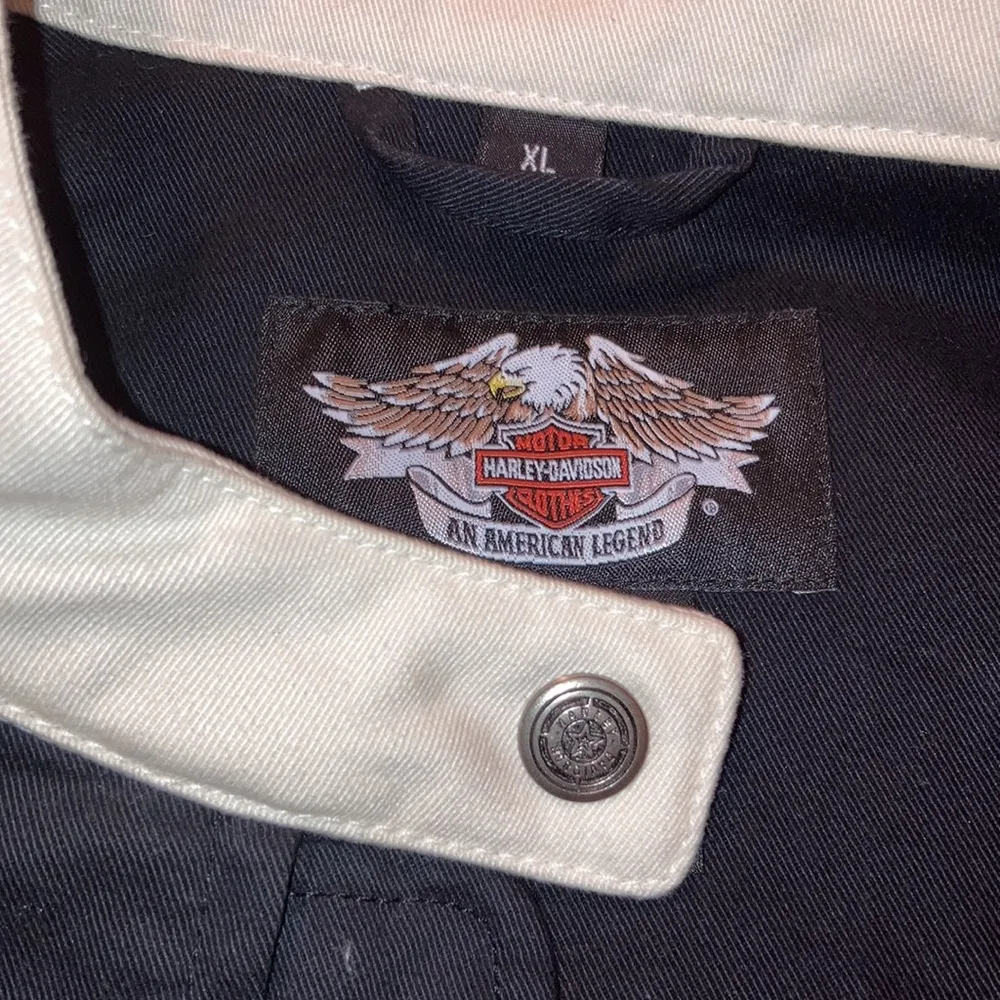 Harley Davidson Jacket Women’s Size XL HD Highway 1 Jacket Vintage Biker Jacket Black - Image 13