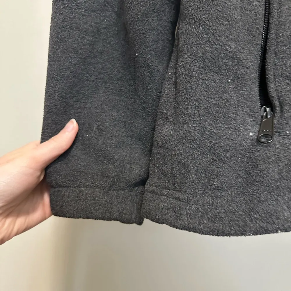 Columbia Gray Fleece Zip Up Jacket size small - Image 6
