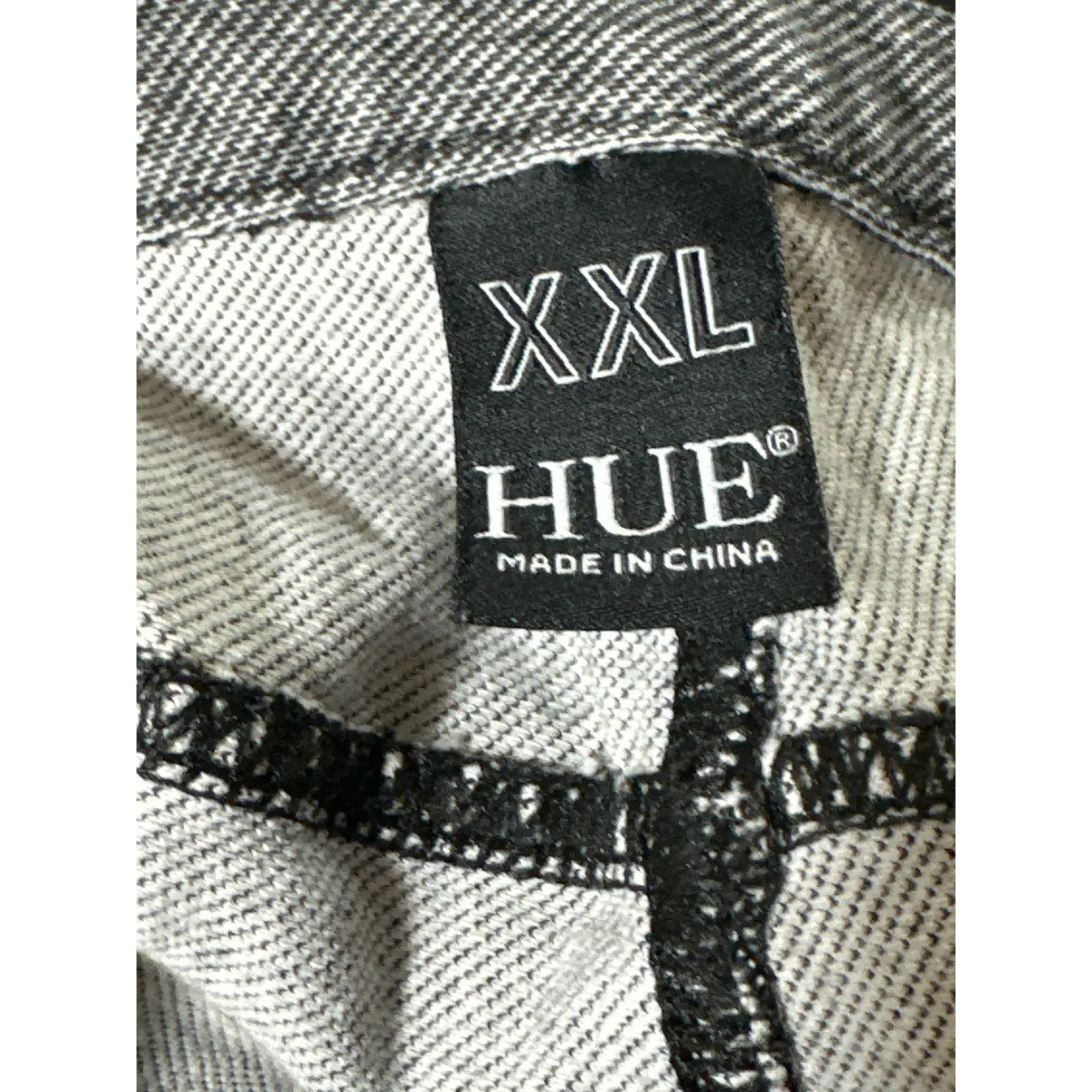 Hue Womens Jeans Pants Grey Wash Stretch Denim Cropped Capri Plus Size XXL - Image 6