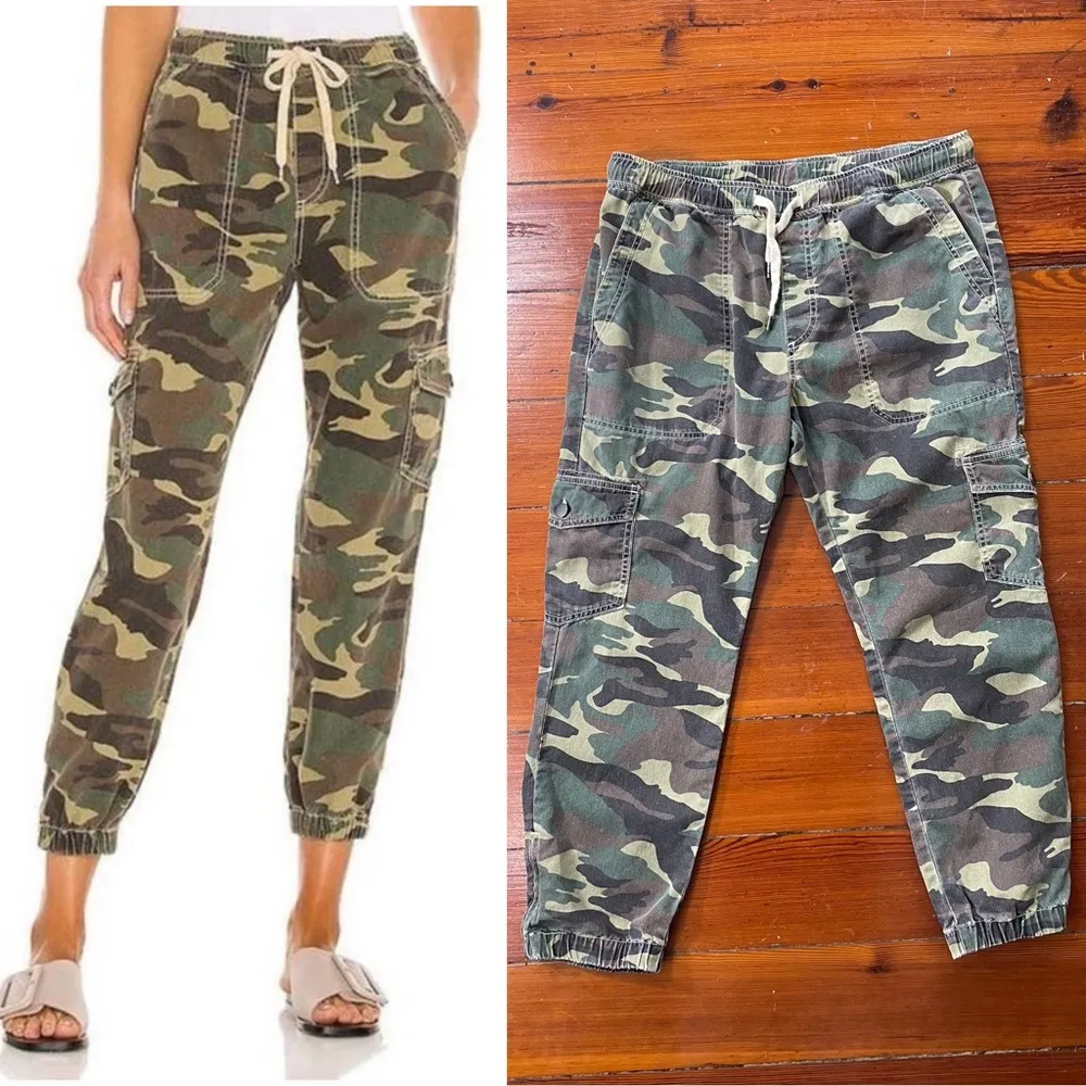 Sundry Camo Drawstring Cargo Jogger Pants - Size 3 (US L/12) - Image 2